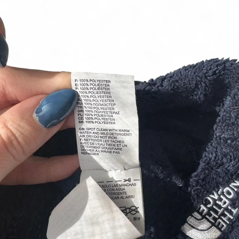 Baby The North Face navy blue‎ beanie Size XS 6-24 months